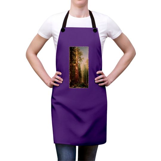 Redwood Trees by Albert Bierstadt - Redwood Trees - Aprons