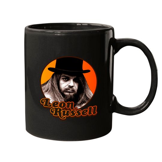 Leon Russell ))(( Retro Country Folk Legend - Leon Russell - Mugs