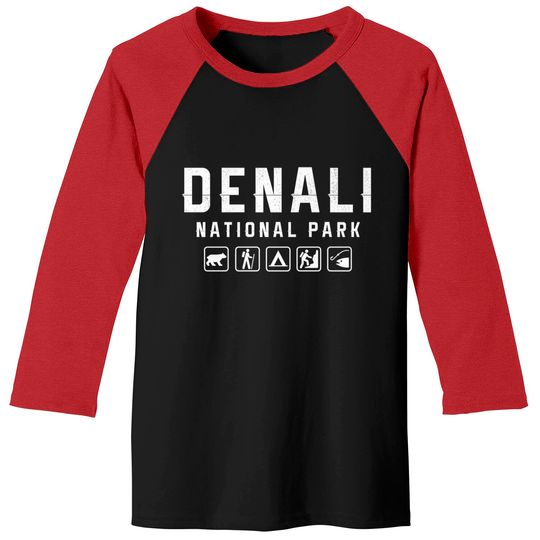 Denali National Park, Alaska - National Park - Baseball Tees