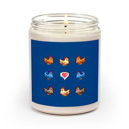 Stardew Valley Chickens - Stardew Valley - Scented Candles