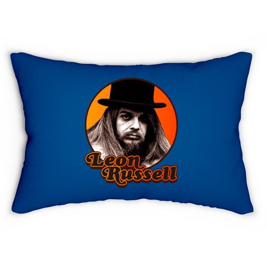 Leon Russell ))(( Retro Country Folk Legend - Leon Russell - Lumbar Pillows