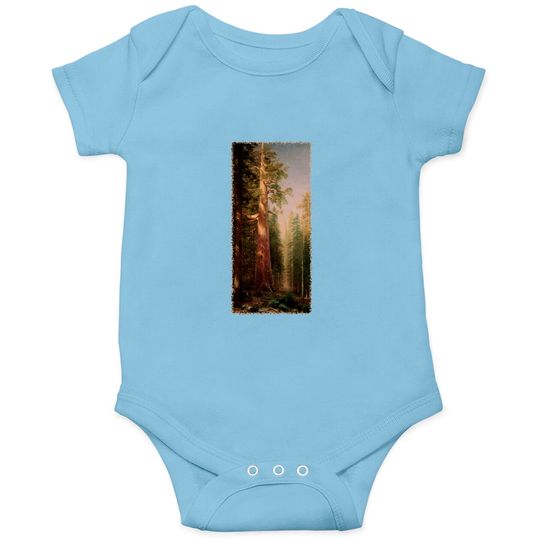 Redwood Trees by Albert Bierstadt - Redwood Trees - Onesies