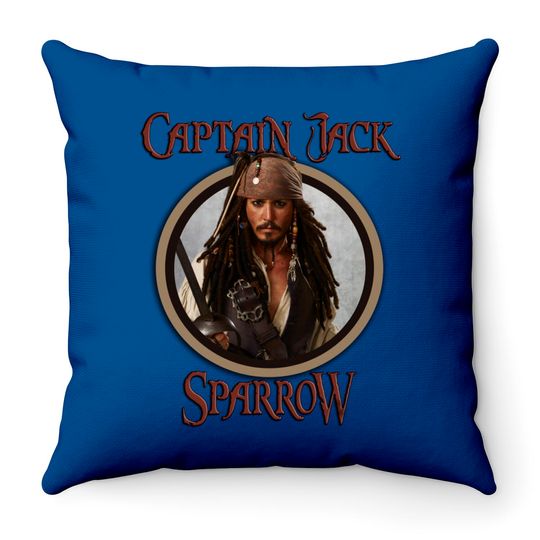 Discover I'm Captain Jack Sparrow, Mate - Jack Sparrow - Throw Pillows