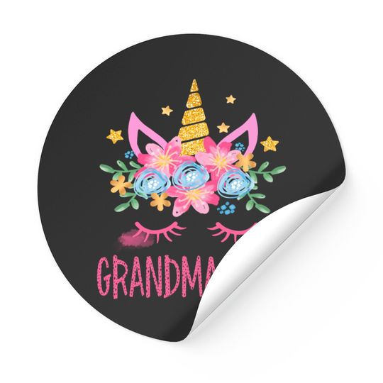 Discover Grandmacorn - Grandma - Stickers