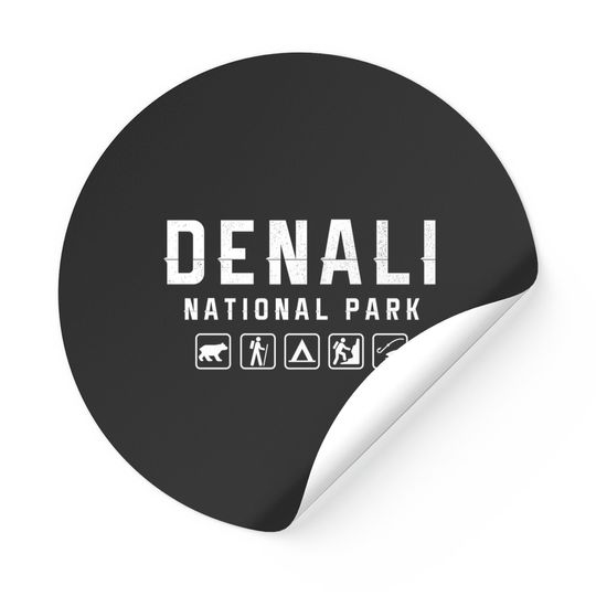 Discover Denali National Park, Alaska - National Park - Stickers