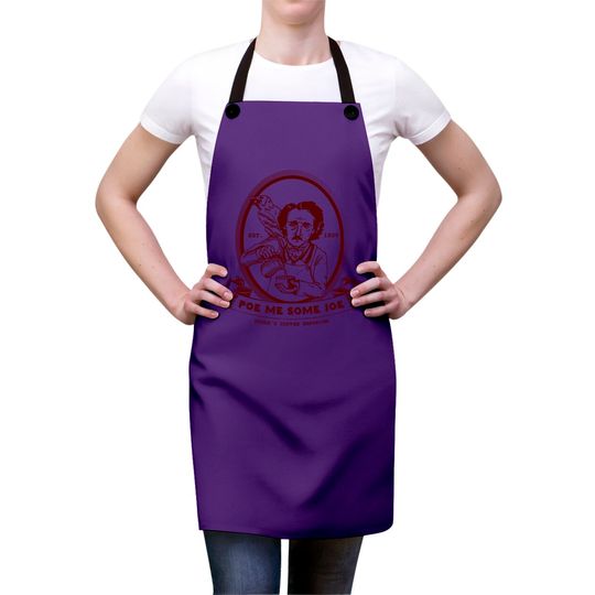 Poe Me Some Joe - Edgar Allan Poe - Aprons