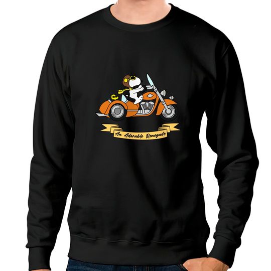 Discover Snoopy Motorcycle - Snoopy - Sweatshirts