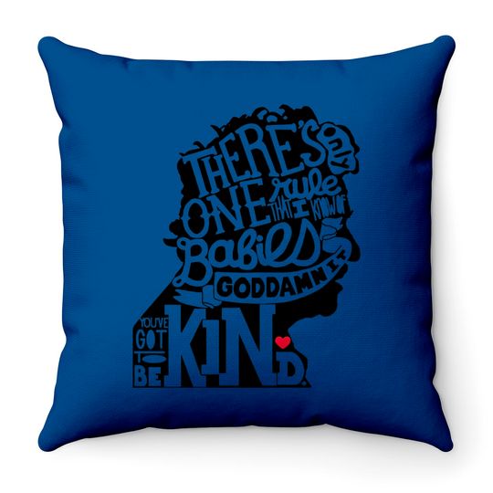 Literary Marvels-Kurt Vonnegut - Book Lover - Throw Pillows