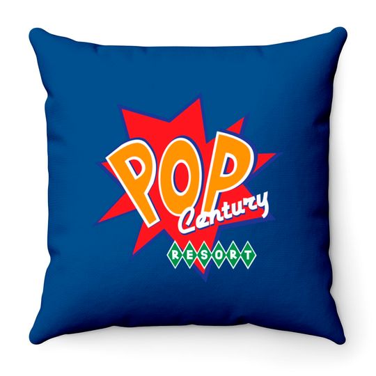 Pop Century Resort II - Disney World - Throw Pillows