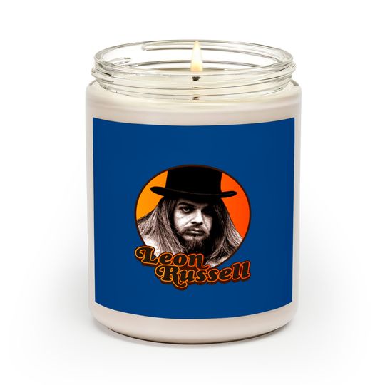 Leon Russell ))(( Retro Country Folk Legend - Leon Russell - Scented Candles