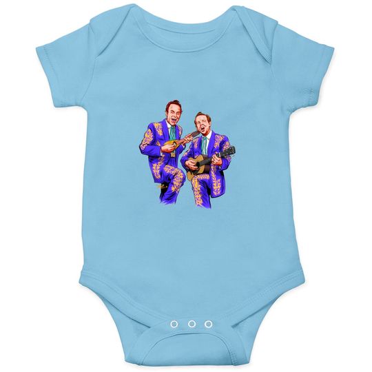 The Louvin Brothers - An illustration by Paul Cemmick - The Louvin Brothers - Onesies