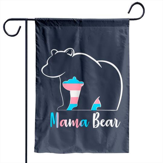 LGBT Mama Bear Transgender Pride Equal Rights Rainbow Flag Garden Flags