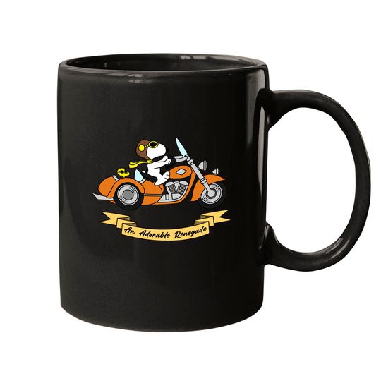 Snoopy Motorcycle - Snoopy - Mugs