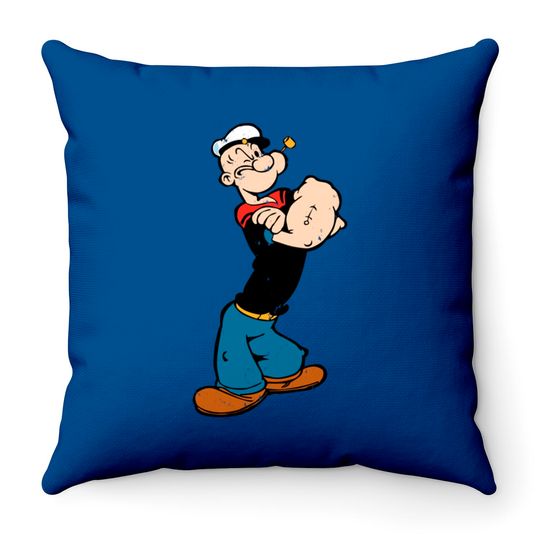 I Am What I Am - Popeye - Throw Pillows