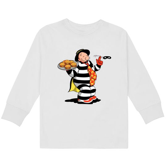 Discover The Theft! - Popeye -  Kids Long Sleeve T-Shirts