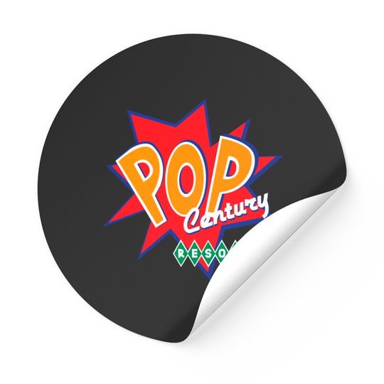Discover Pop Century Resort II - Disney World - Stickers