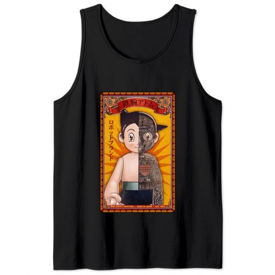Mighty Atom Brand Matches - Astro Boy - Tank Tops