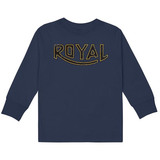 Discover Royal - Typewriter -  Kids Long Sleeve T-Shirts