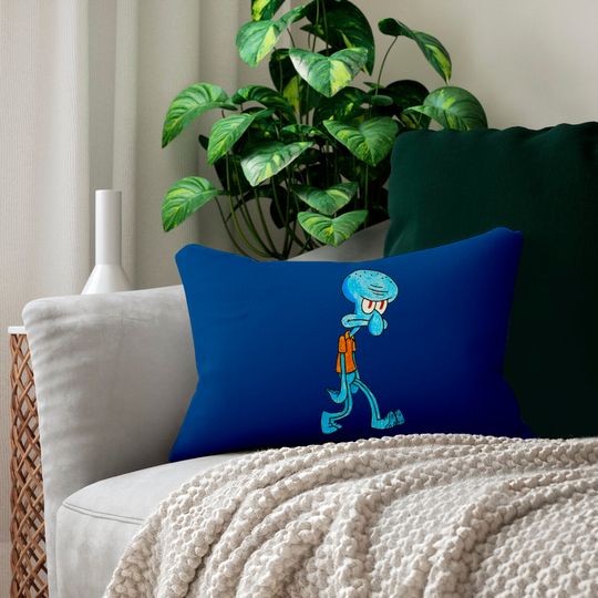 Grumpy Squidward - Squidward - Lumbar Pillows