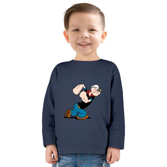 popeye - Popeye -  Kids Long Sleeve T-Shirts