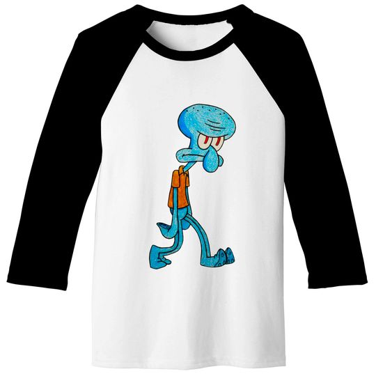 Grumpy Squidward - Squidward - Baseball Tees