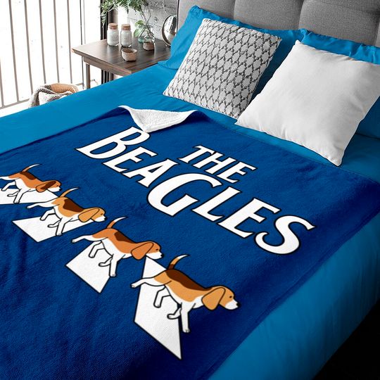 The Beagles funny dog cute - Dog - Baby Blankets