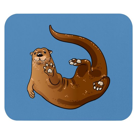 Discover Otter - Otter - Mouse Pads