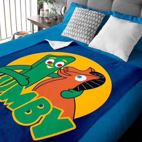 Gumby and Pokey - Gumby And Pokey - Baby Blankets