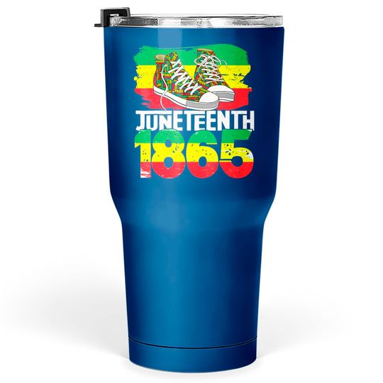 Discover Juneteenth June 19 1865 Black African American Independence Tumblers 30 oz