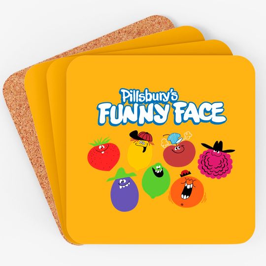 Discover Pillsbury's Funny Face - Funny Face - Coasters