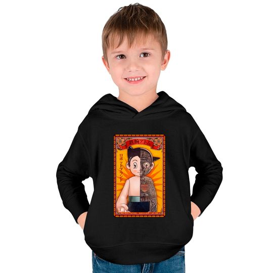 Mighty Atom Brand Matches - Astro Boy - Kids Pullover Hoodies