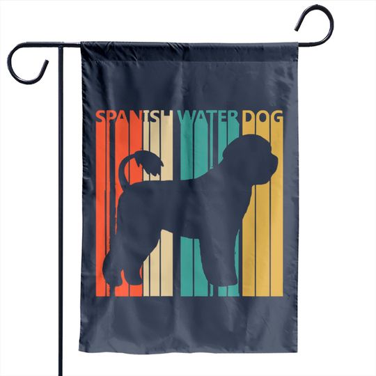 Discover Vintage 1970s Spanish Water Dog Dog Owner Gift - Spanish Water Dog - Garden Flags
