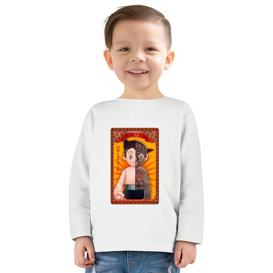 Mighty Atom Brand Matches - Astro Boy -  Kids Long Sleeve T-Shirts