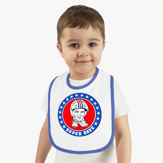 Super Dave logo - Super Dave Osborne - Bibs