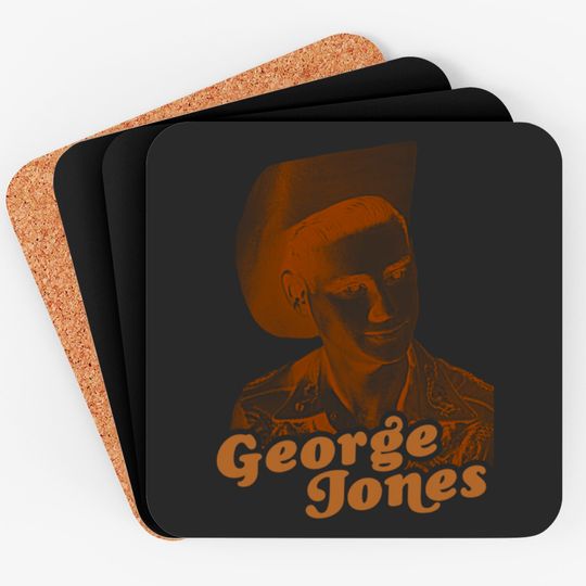Discover George Jones :: Young White Lightning FanArt - George Jones - Coasters