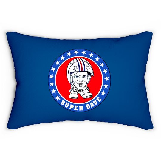 Super Dave logo - Super Dave Osborne - Lumbar Pillows