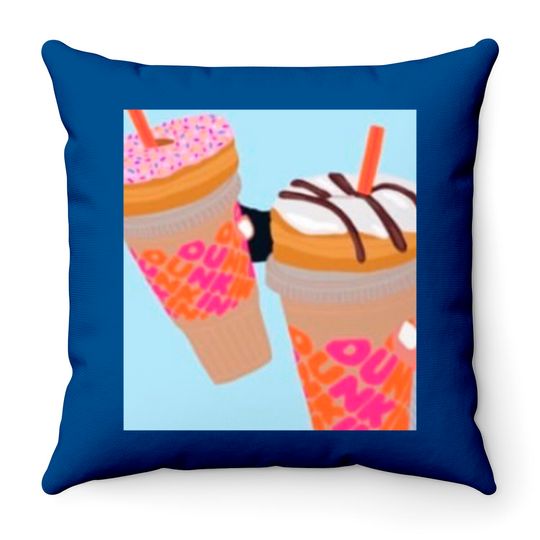 Dunkin’ Donuts phone case - Dunkin Donuts - Throw Pillows