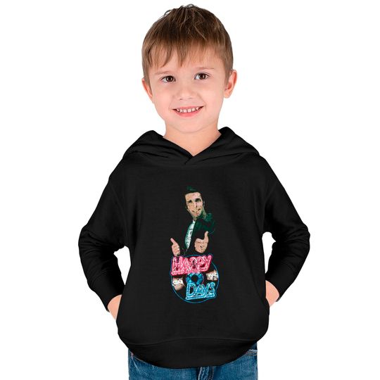 Happy Days, distressed - Happy Days - Kids Pullover Hoodies