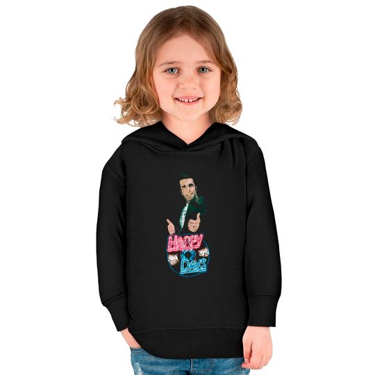 Happy Days, distressed - Happy Days - Kids Pullover Hoodies
