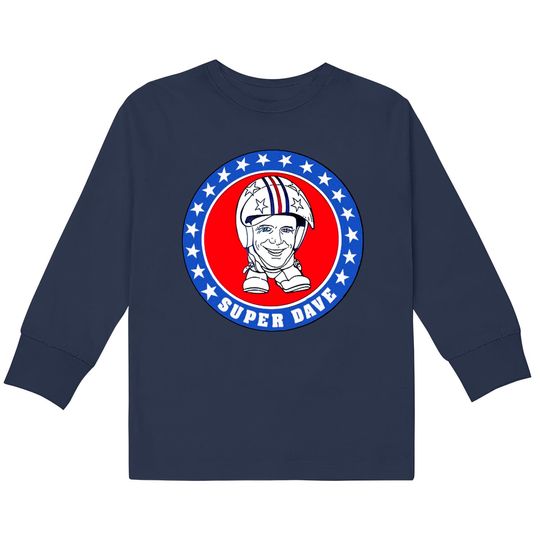 Discover Super Dave logo - Super Dave Osborne -  Kids Long Sleeve T-Shirts