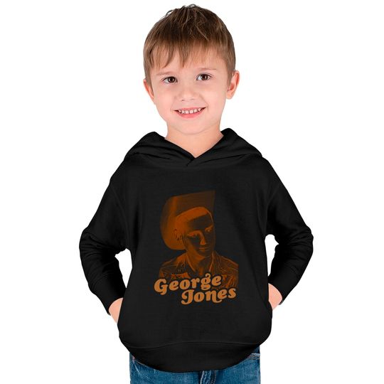 George Jones :: Young White Lightning FanArt - George Jones - Kids Pullover Hoodies