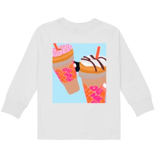 Dunkin’ Donuts phone case - Dunkin Donuts -  Kids Long Sleeve T-Shirts