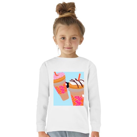 Dunkin’ Donuts phone case - Dunkin Donuts -  Kids Long Sleeve T-Shirts