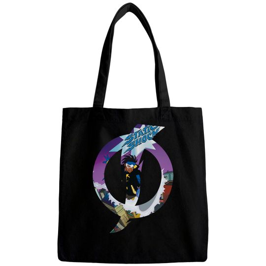 Static Shock Logo - Static Shock - Bags