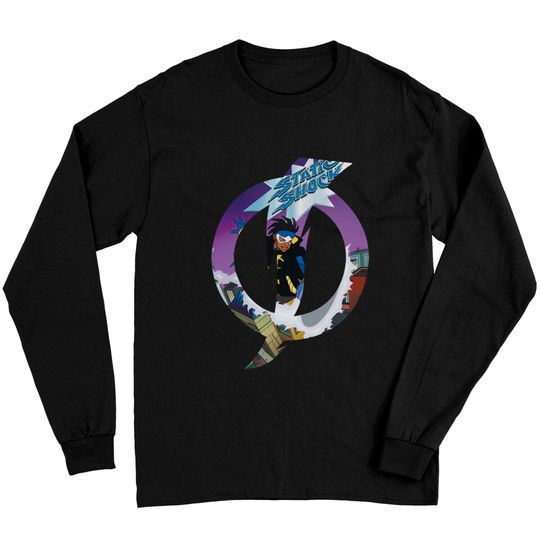 Static Shock Logo - Static Shock - Long Sleeves