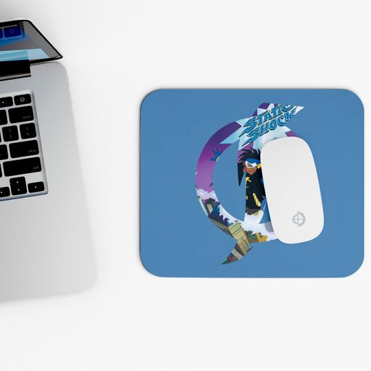 Static Shock Logo - Static Shock - Mouse Pads