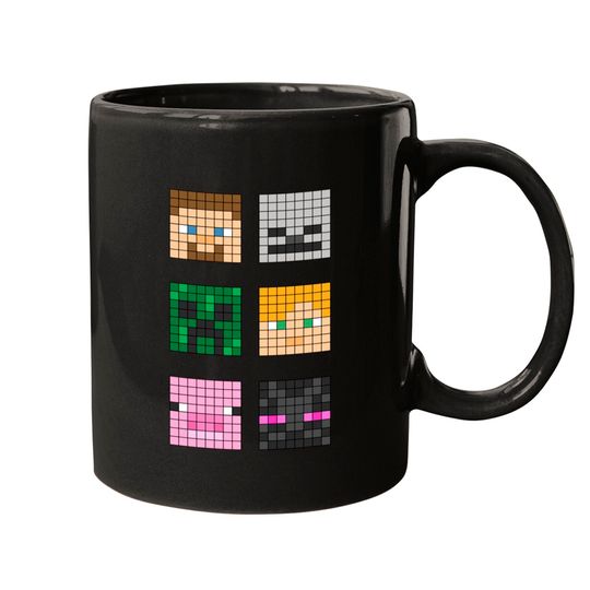 Famous characters - Minecraft - Mugs
