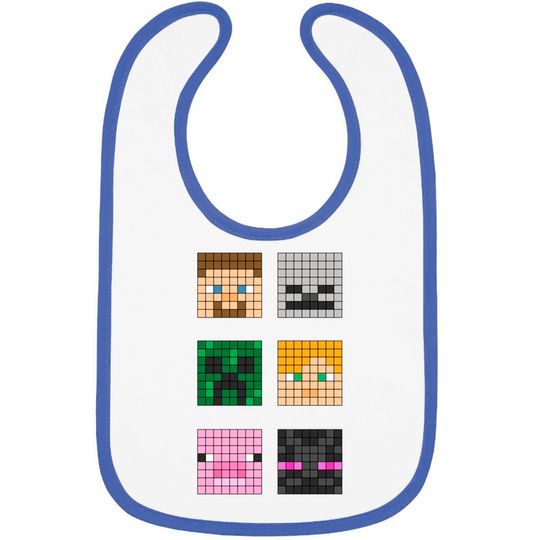Famous characters - Minecraft - Bibs