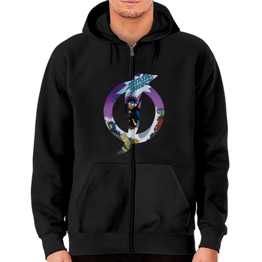 Static Shock Logo - Static Shock - Zip Hoodies