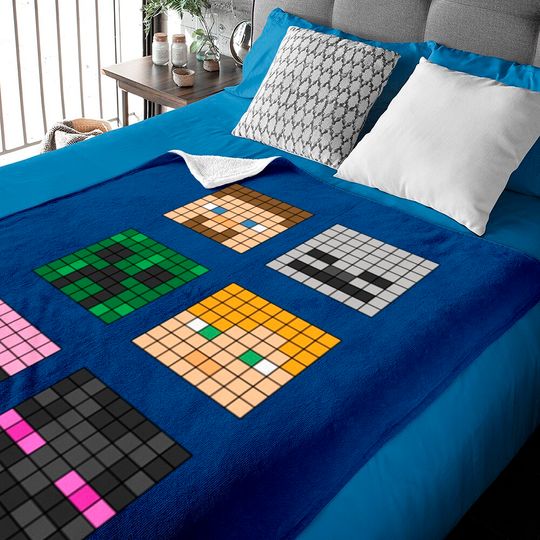 Discover Famous characters - Minecraft - Baby Blankets